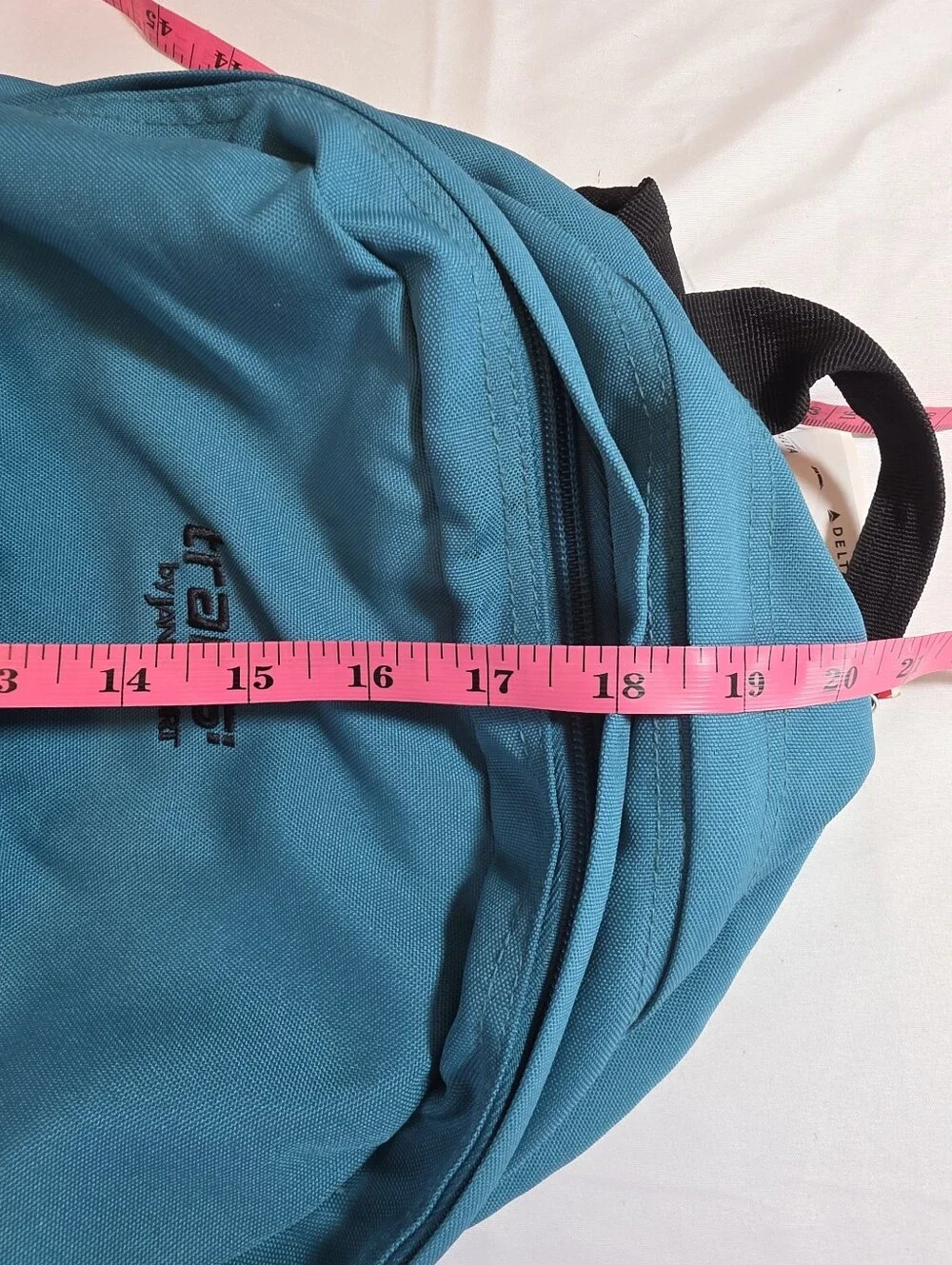 Jansport 2000s Teal Aquamarine Unisex School Daypack Backpack Like New EUC